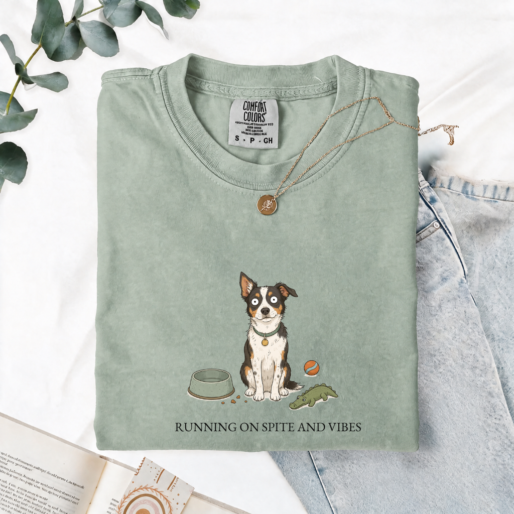 Running On Spite And Vibes - Comfort Tee
