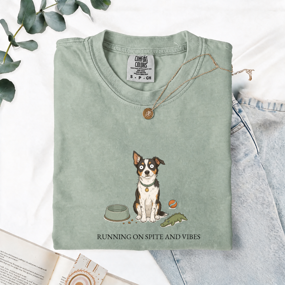 Running On Spite And Vibes - Comfort Tee
