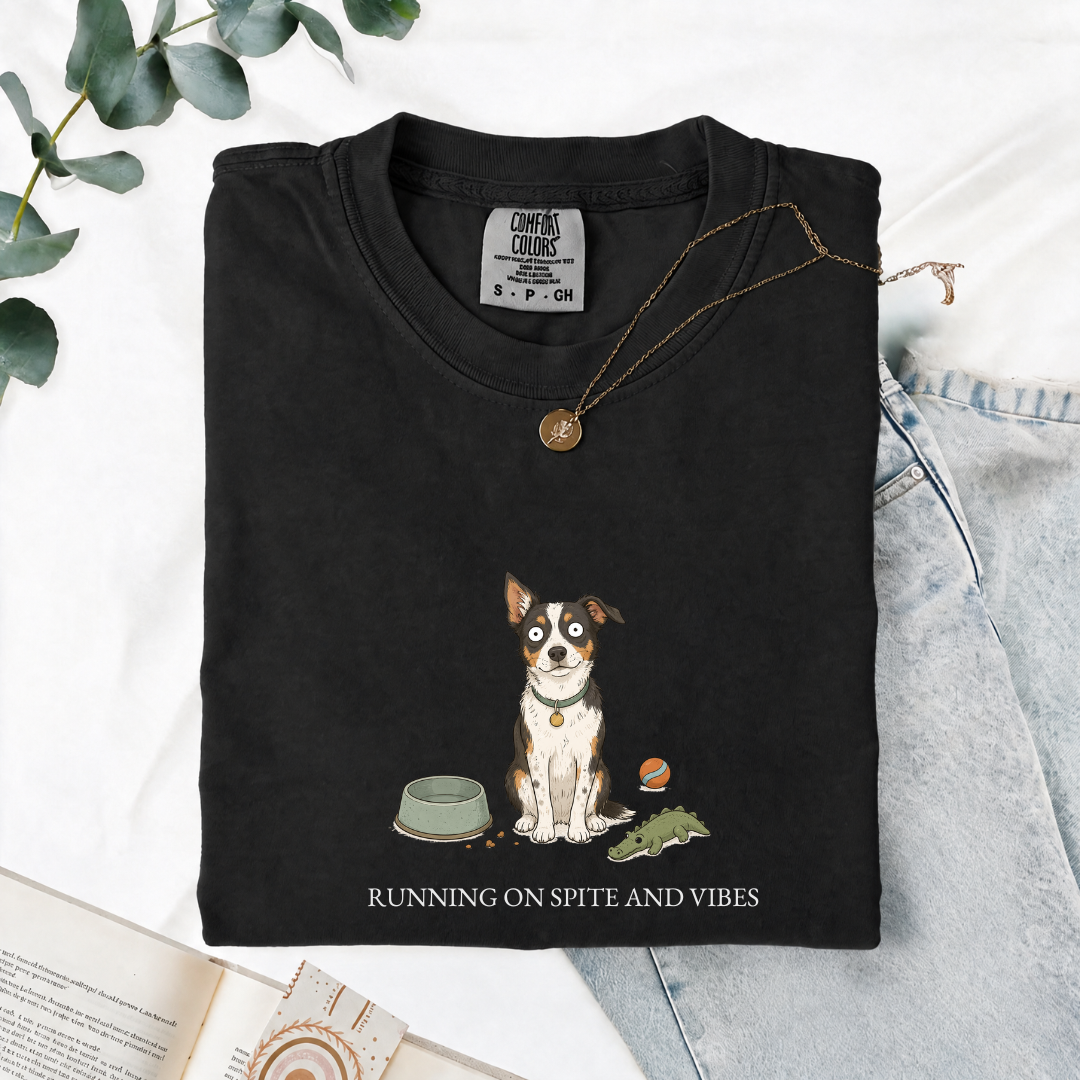 Running On Spite And Vibes - Comfort Tee