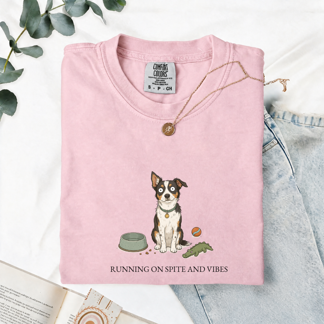 Running On Spite And Vibes - Comfort Tee