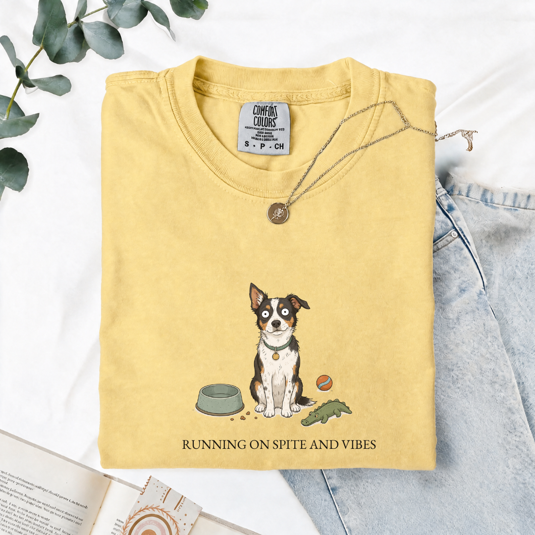 Running On Spite And Vibes - Comfort Tee