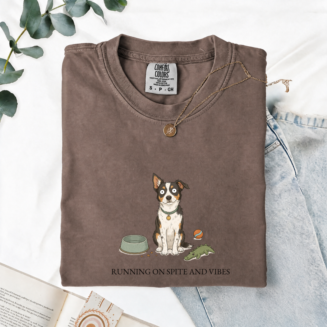 Running On Spite And Vibes - Comfort Tee
