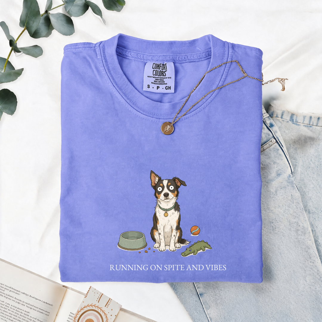 Running On Spite And Vibes - Comfort Tee