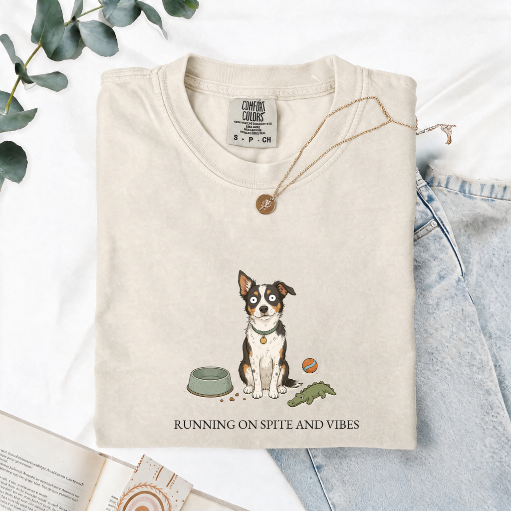 Running On Spite And Vibes - Comfort Tee