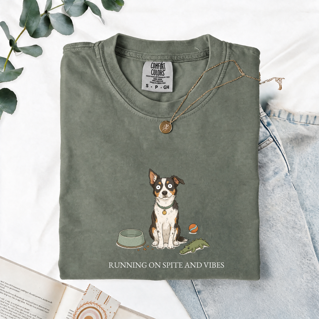 Running On Spite And Vibes - Comfort Tee