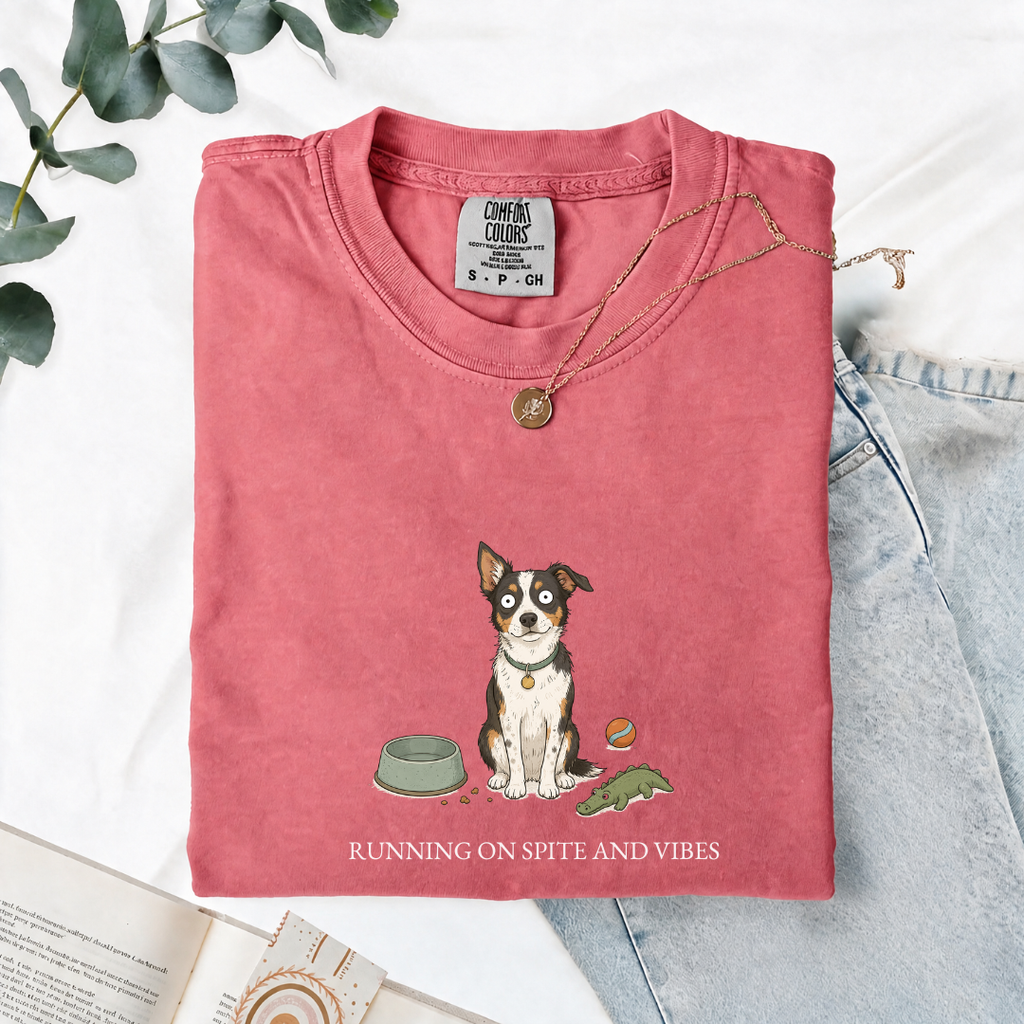 Running On Spite And Vibes - Comfort Tee