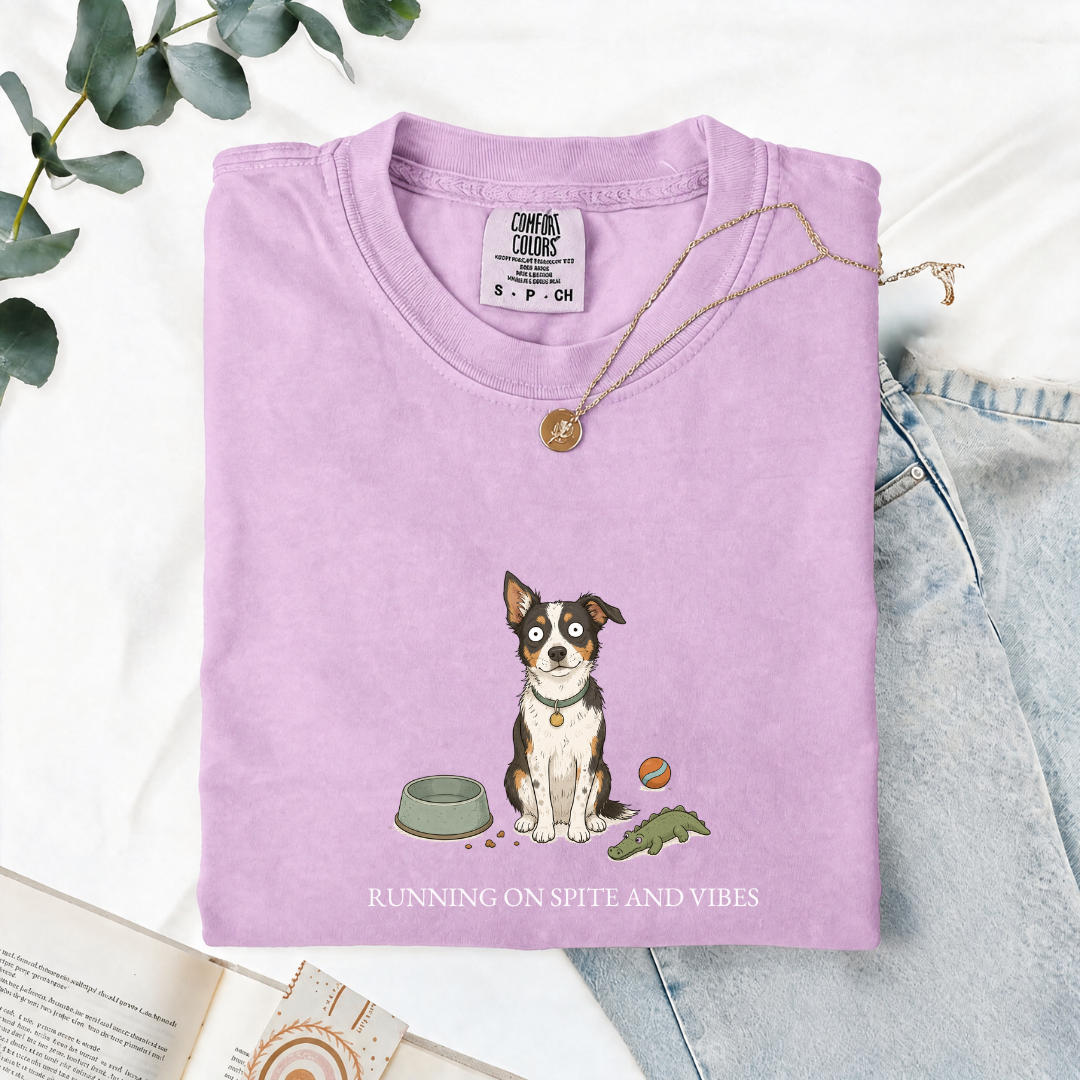 Running On Spite And Vibes - Comfort Tee