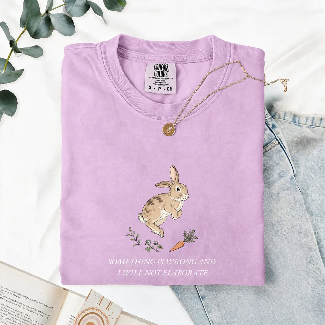 Something Is Wrong And I Will Not Elaborate - Comfort Tee