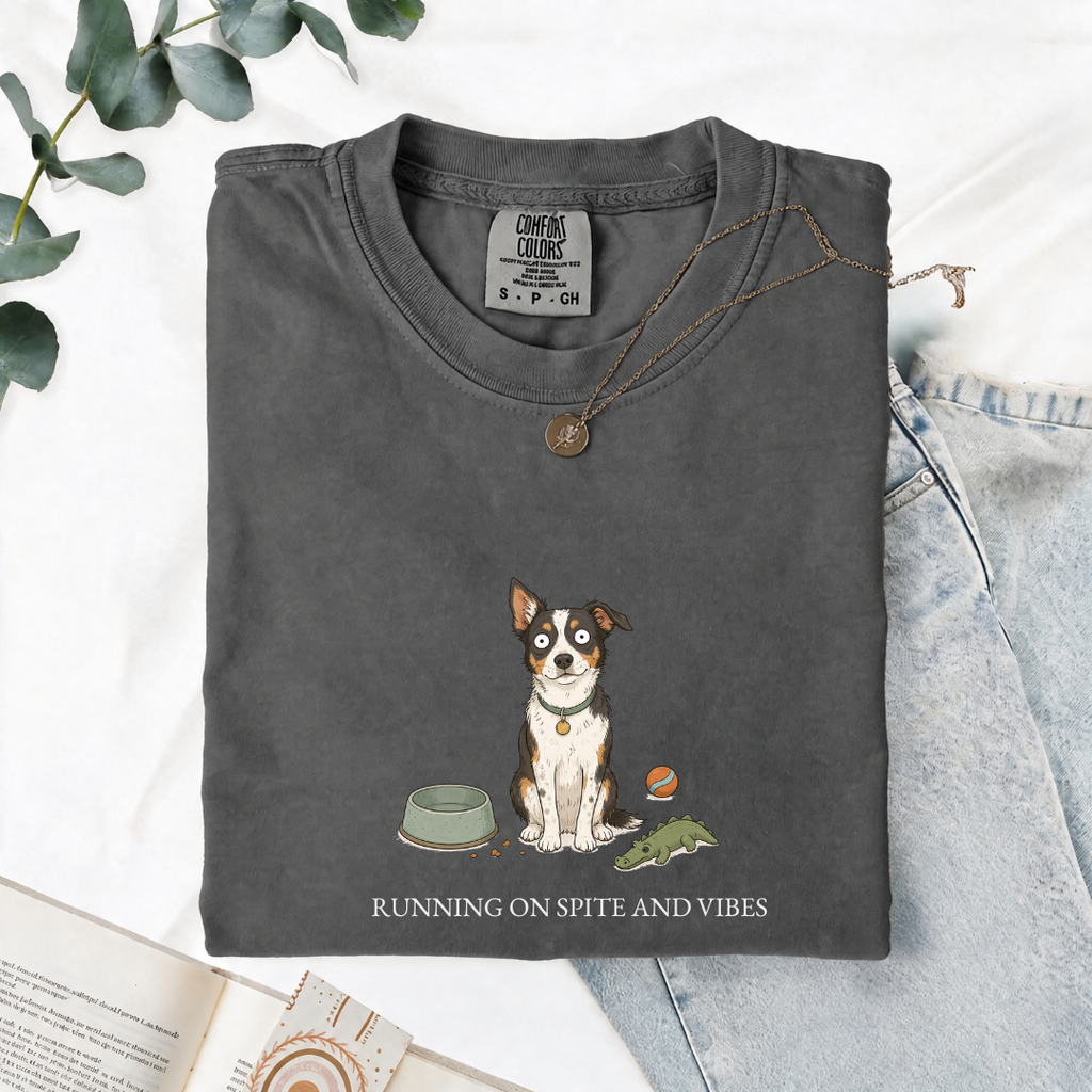 Running On Spite And Vibes - Comfort Tee