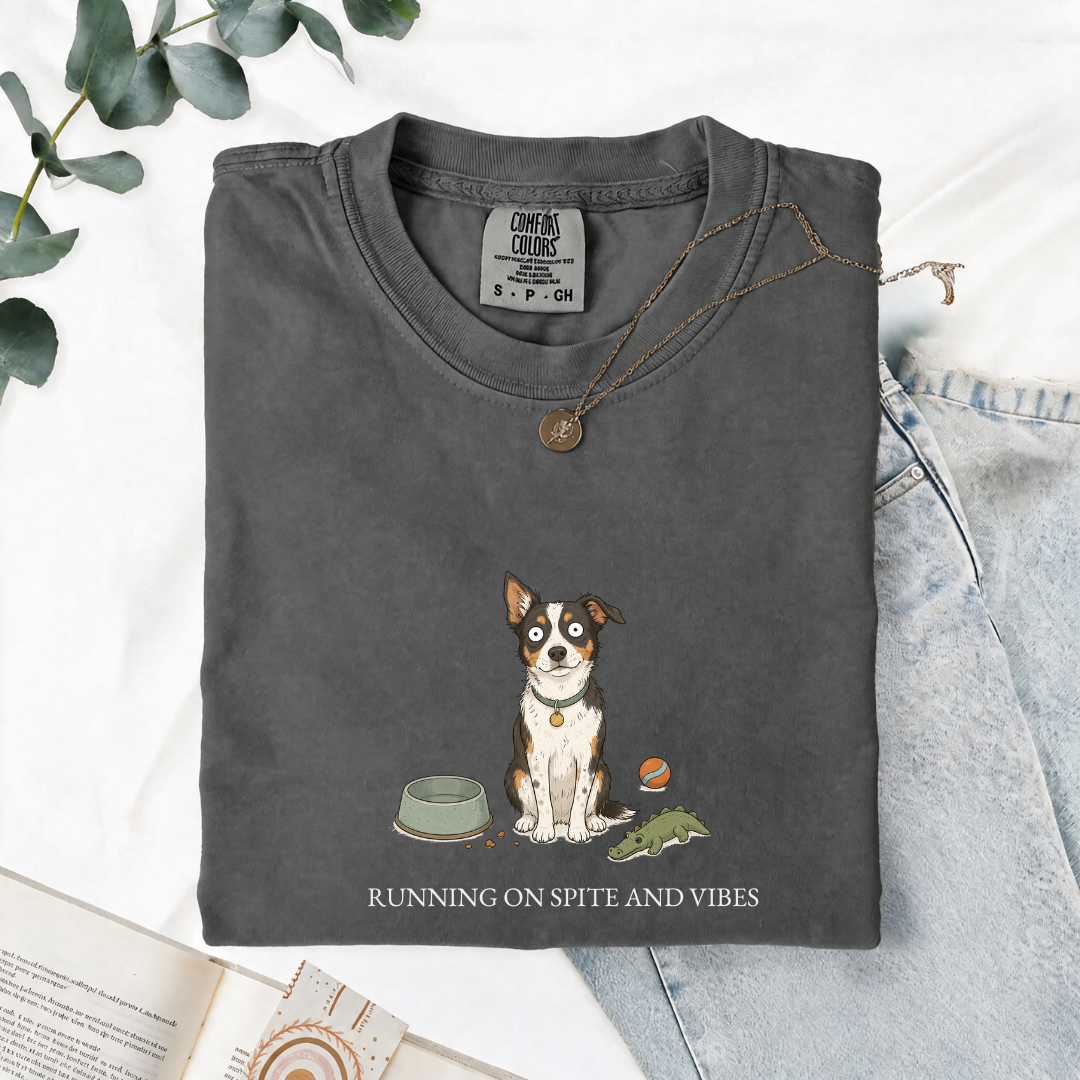 Running On Spite And Vibes - Comfort Tee