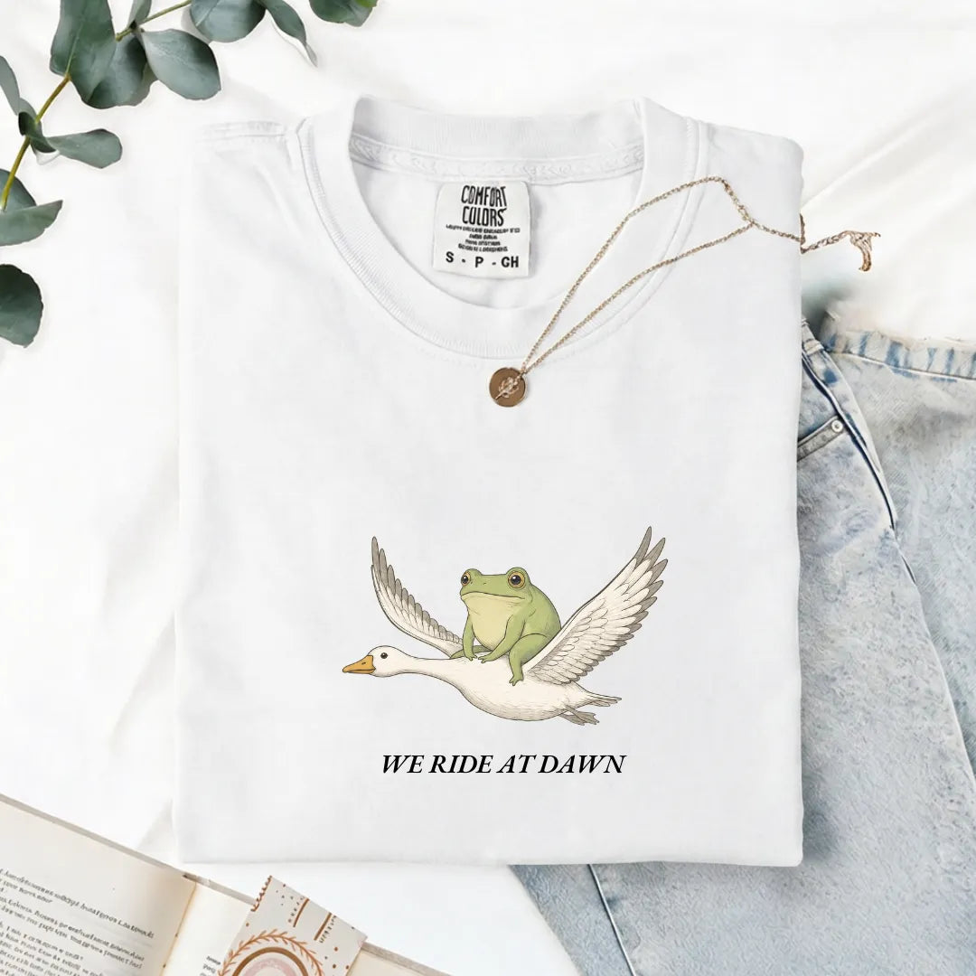 We Ride at Dawn - Comfort Tee