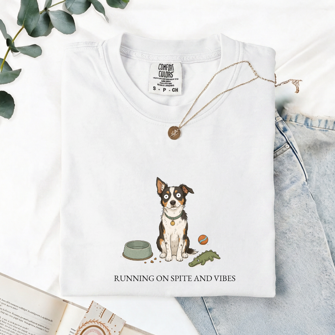 Running On Spite And Vibes - Comfort Tee