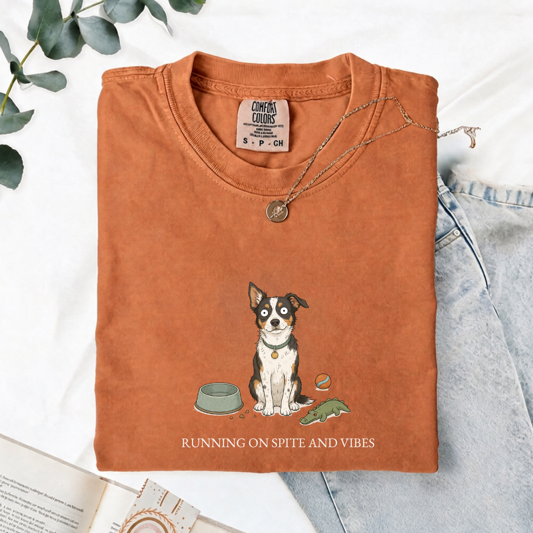 Running On Spite And Vibes - Comfort Tee