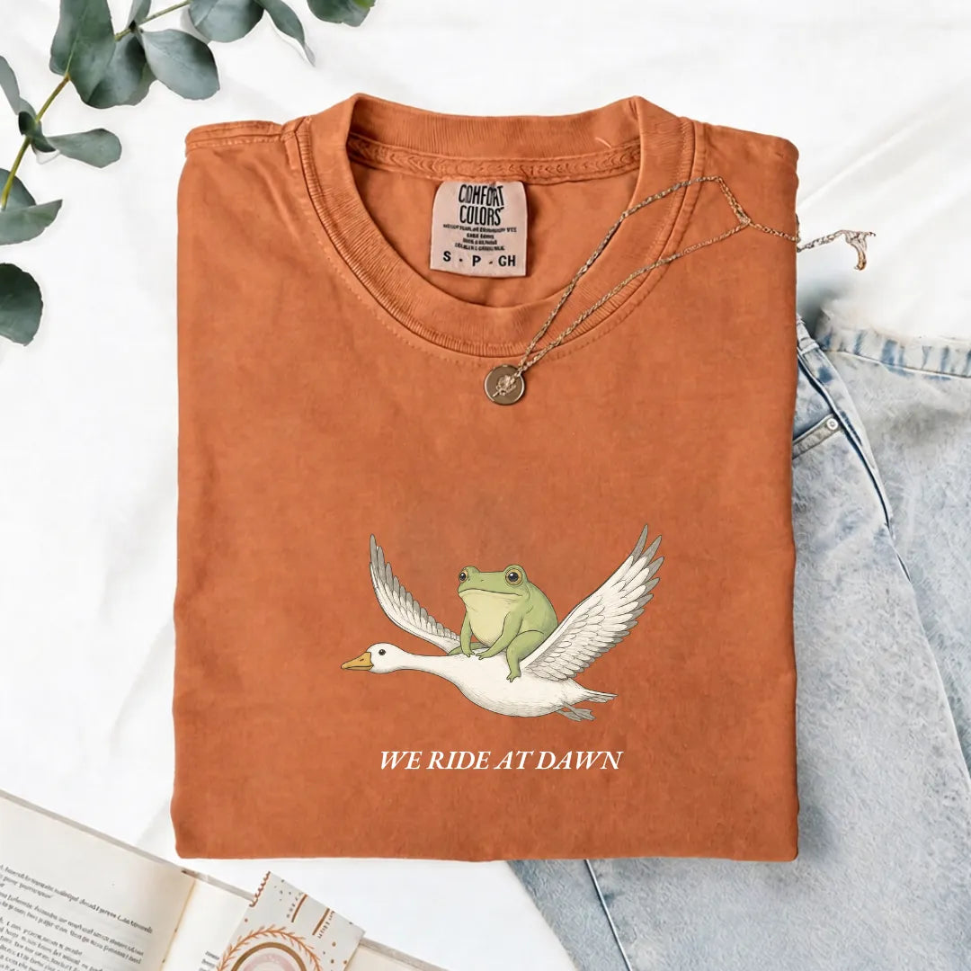 We Ride at Dawn - Comfort Tee